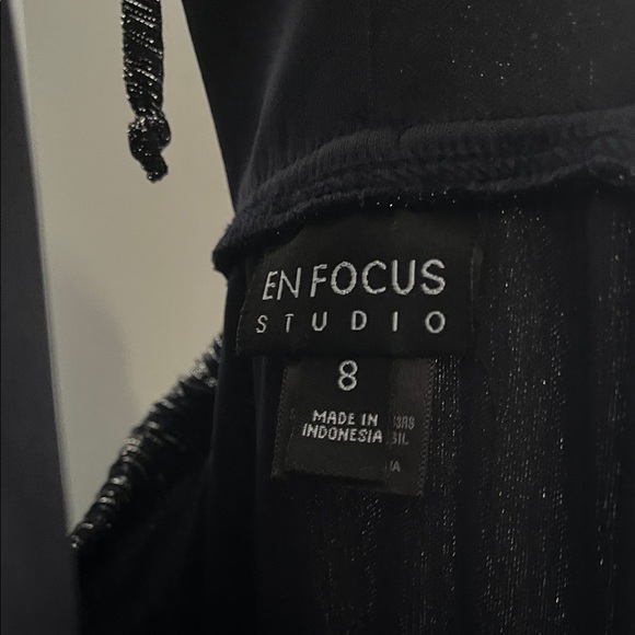 Chic Navy  and Silver Maxi Dress - Picture 6 of 7